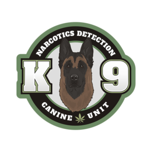 Belgian Malinois K9 Narcotics Detection K-9 Dog Unit Sticker Decal Rotten Remains