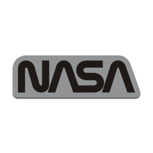 NASA Worm Subdued Logo Vinyl Sticker Decal