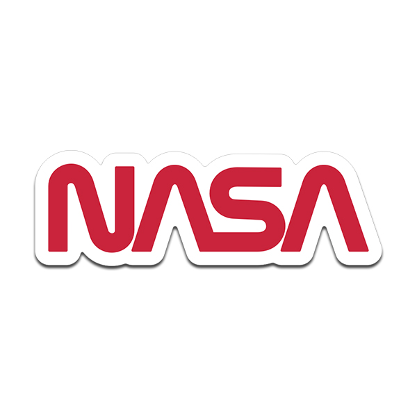 NASA Worm Logo Vinyl Sticker Decal
