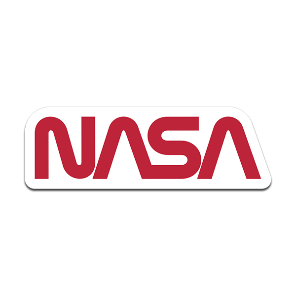 NASA Worm Logo Vinyl Sticker Decal