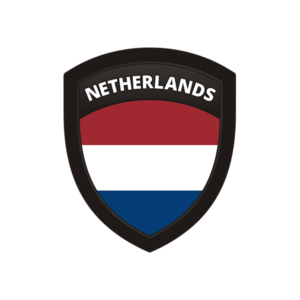Netherlands Flag Holland Dutch Shield Badge Sticker Decal Rotten Remains