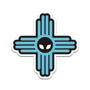 Zia Alien Sun Symbol Vinyl Sticker Decal V3