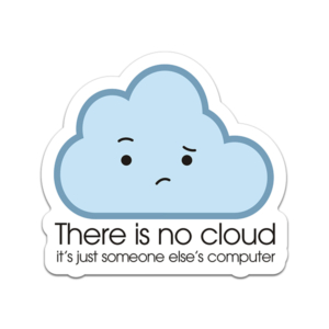 There is no Cloud Sticker Decal