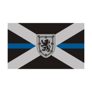 Nova Scotia Provincial Flag Thin Blue Line NS Police Sheriff Sticker Decal Rotten Remains