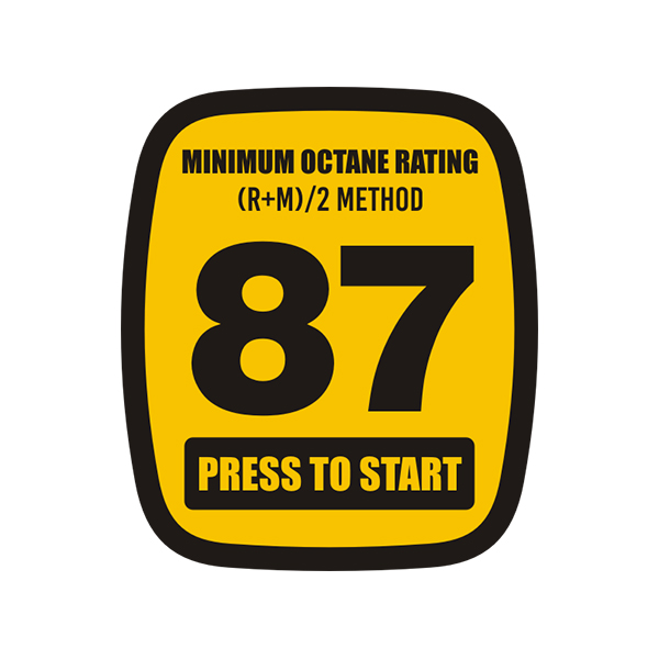 87 Octane Sticker Decal