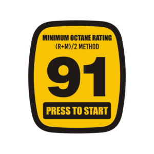 91 Octane Sticker Decal