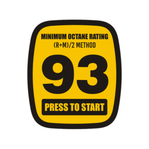 93 Octane Sticker Decal