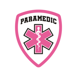 Paramedic Pink Shield Vinyl Sticker Decal EMT EMS Emergency Medical Services Rotten Remains