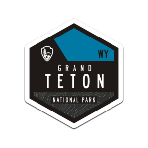 Grand Teton National Park Sticker Decal Wyoming WY USA V1 Rotten Remains