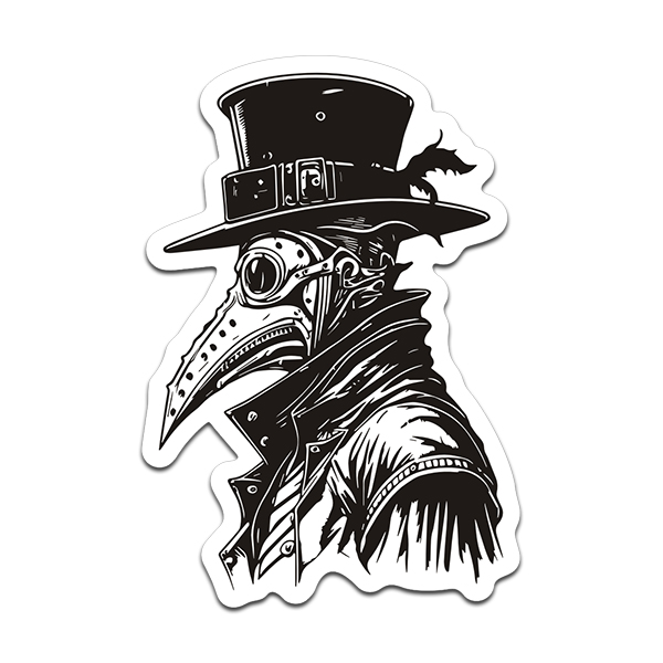 Plague Doctor Sticker Decal