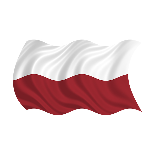 Poland Waving Flag Decal Polish Polska Car Truck Vinyl Sticker (LH) Rotten Remains