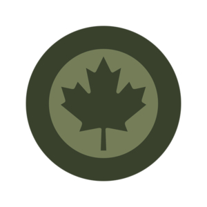Canada Roundel Olive OD Canadian Military Aircraft Insignia Sticker Decal Rotten Remains