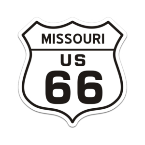 Missouri Route 66 Sticker Decal Highway Main Street of America Mother Road V9 Rotten Remains