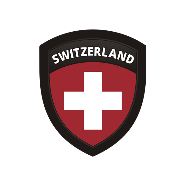 Switzerland Flag Vinyl Decal Sticker ** 5 Sizes ** 