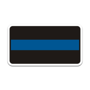 Thin Blue Line Vinyl Sticker Decal