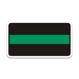 Thin Green Line Vinyl Sticker Decal Military Armed Forces