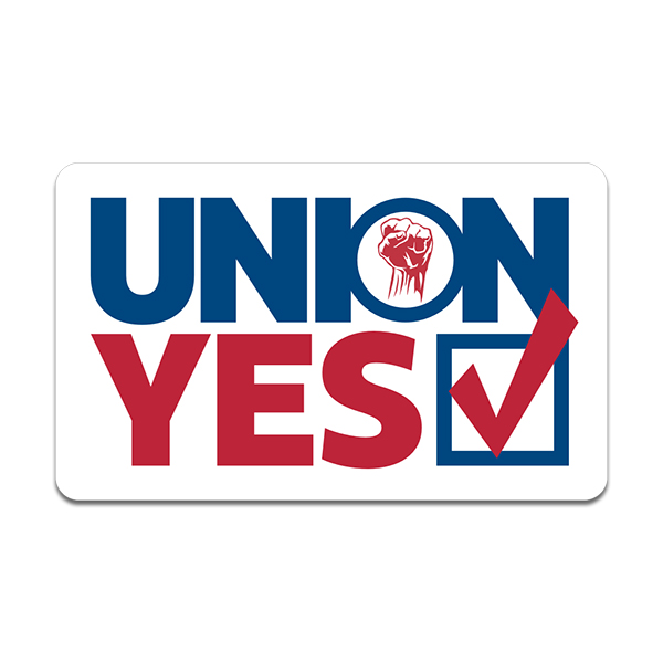 Union Yes Vinyl Sticker Decal