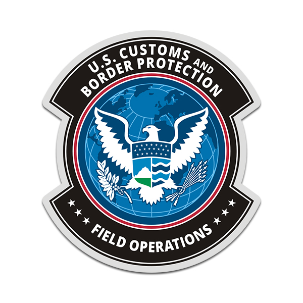 U.S. Customs Field Ops United States Collectable Vinyl Sticker Decal Rotten Remains