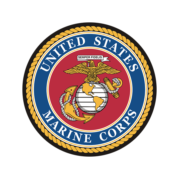 United States Marine Corps Insignia Sticker Decal USMC US Military V5 ...